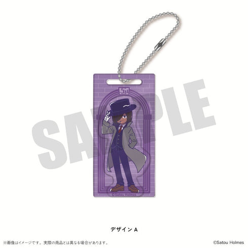 『佐藤ホームズ』アクリルブロックキーホルダー にゅーとろ A