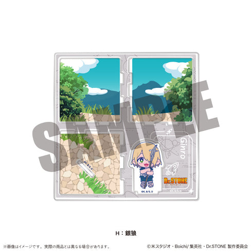 『Dr.STONE』アクリルジオラマ にゅーとろ H 銀狼