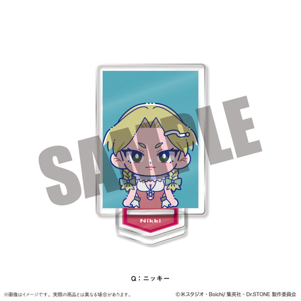 『Dr.STONE』IDフォト風ミニミニスタンド にゅーとろ Q ニッキー