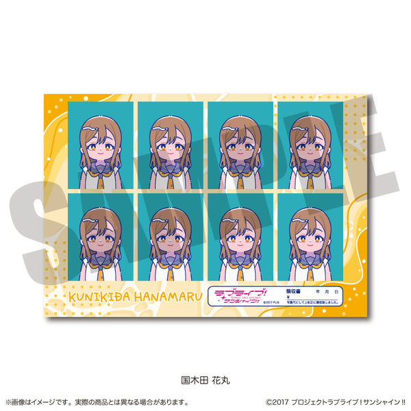 『ラブライブ!サンシャイン!!』証明写真風ステッカー にゅーとろ G 国木田花丸