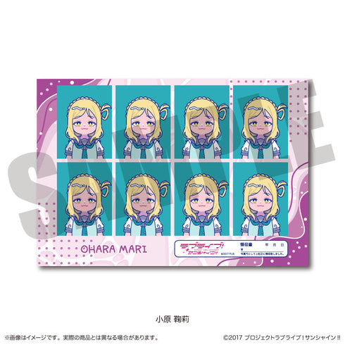 『ラブライブ!サンシャイン!!』証明写真風ステッカー にゅーとろ H 小原鞠莉