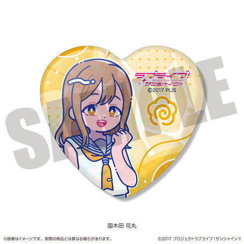 『ラブライブ!サンシャイン!!』ハート型缶バッジ にゅーとろ【BOX】