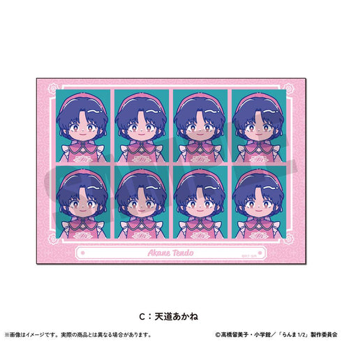 『らんま1/2』証明写真風ステッカー にゅーとろ 第2弾 C 天道あかね