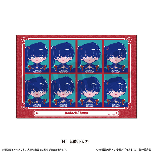 『らんま1/2』証明写真風ステッカー にゅーとろ 第2弾 H 九能小太刀
