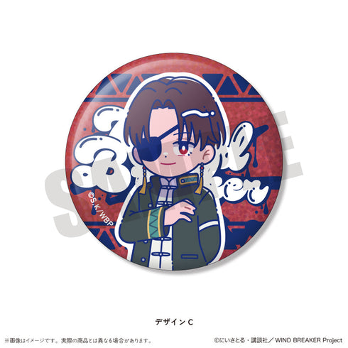 『WIND BREAKER』にゅーとろ ホログラム缶バッジ【BOX】