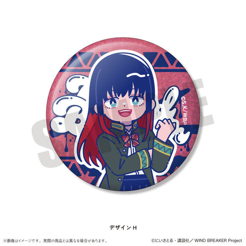 『WIND BREAKER』にゅーとろ ホログラム缶バッジ【BOX】