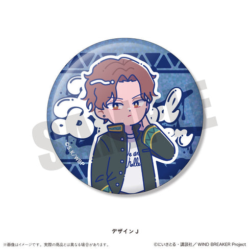 『WIND BREAKER』にゅーとろ ホログラム缶バッジ【BOX】