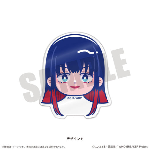 『WIND BREAKER』にゅーとろ お顔クリップ H 椿野佑