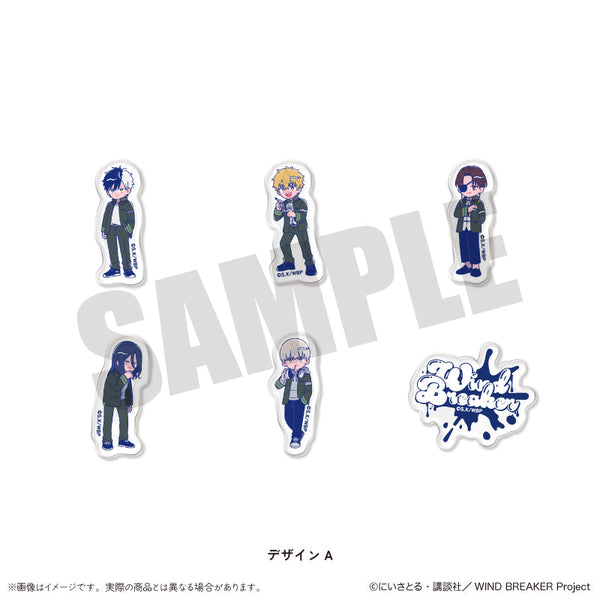 『WIND BREAKER』にゅーとろ フレークシールセット A