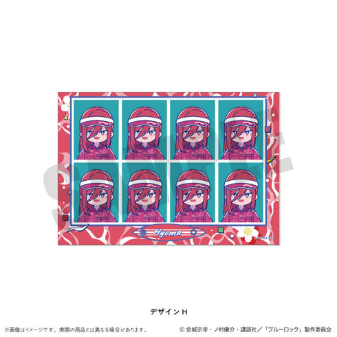 『ブルーロック』証明写真風ステッカー にゅーとろ 第2弾 H 千切豹馬