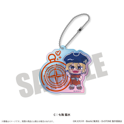 『Dr.STONE』にゅーとろ 第二弾 オーロラアクリルキーホルダー C 七海龍水