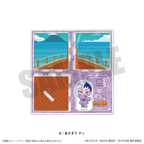 『Dr.STONE』にゅーとろ 第二弾 アクリルジオラマ B あさぎりゲン
