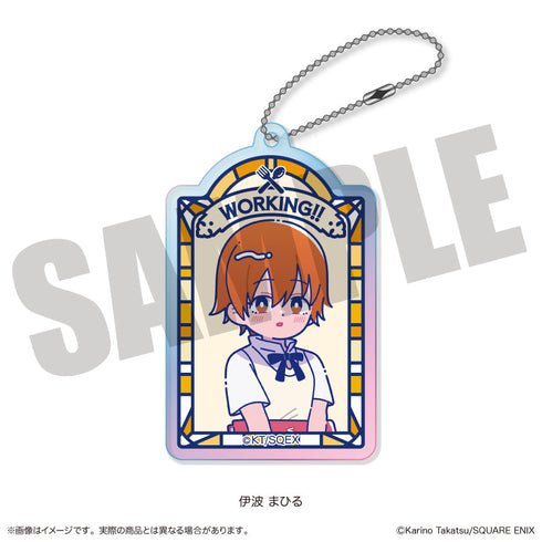 『WORKING!!』にゅーとろ オーロラアクリルキーホルダー C 伊波まひる