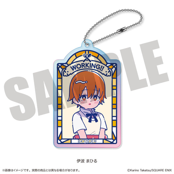 『WORKING!!』にゅーとろ オーロラアクリルキーホルダー C 伊波まひる
