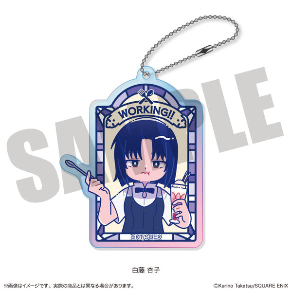 『WORKING!!』にゅーとろ オーロラアクリルキーホルダー E 白藤杏子