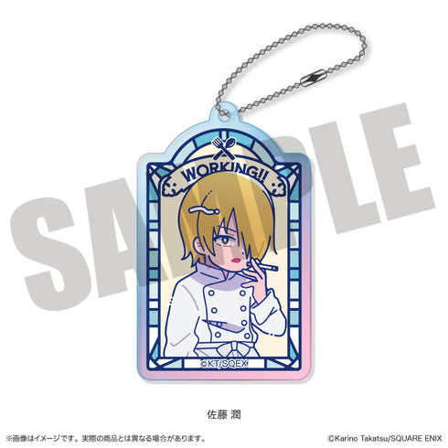 『WORKING!!』にゅーとろ オーロラアクリルキーホルダー F 佐藤潤