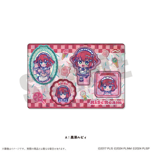 『ラブライブ!シリーズ』AiScReam にゅーとろ ホログラムステッカーシート A 黒澤ルビィ