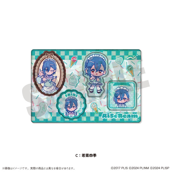 『ラブライブ!シリーズ』AiScReam にゅーとろ ホログラムステッカーシート C 若菜四季