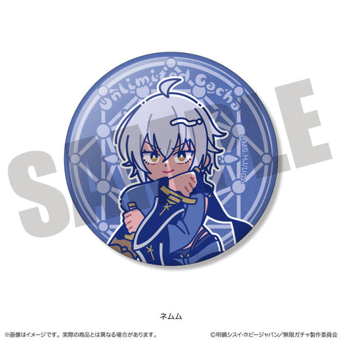 『無限ガチャ』にゅーとろ トレーディングキラキラ缶バッジ【BOX】