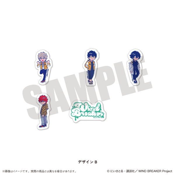 『WIND BREAKER』にゅーとろ 第2弾 フレークシールセット B