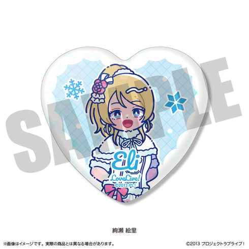 『ラブライブ!』にゅーとろ 第2弾 トレーディングキラキラハート缶バッジ【BOX】