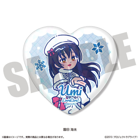 『ラブライブ!』にゅーとろ 第2弾 トレーディングキラキラハート缶バッジ【BOX】