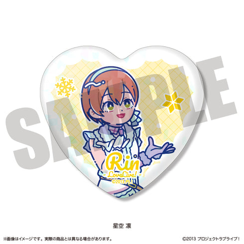 『ラブライブ!』にゅーとろ 第2弾 トレーディングキラキラハート缶バッジ【BOX】