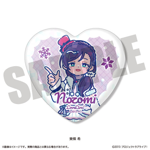 『ラブライブ!』にゅーとろ 第2弾 トレーディングキラキラハート缶バッジ【BOX】