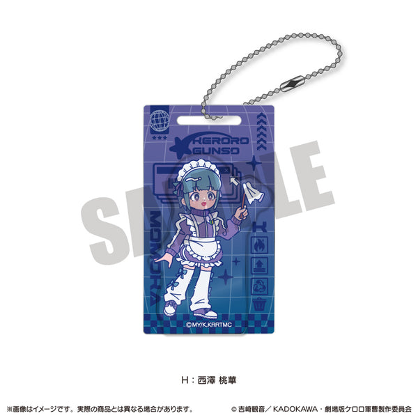 『ケロロ軍曹』にゅ〜とろ アクリルブロックキーホルダー H 西澤 桃華