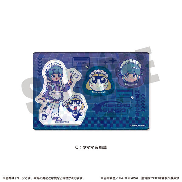 『ケロロ軍曹』にゅ〜とろ ホログラムステッカーシート C タママ&桃華