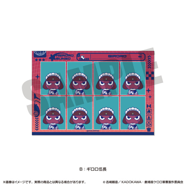 『ケロロ軍曹』にゅ〜とろ 証明写真風ステッカー C タママ二等兵