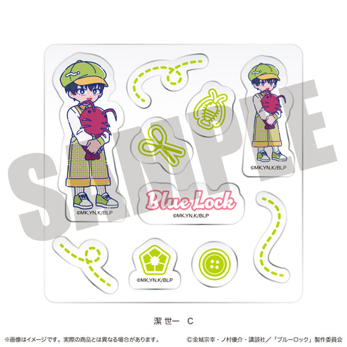 『ブルーロック』カスタムステッカーシート にゅ〜とろ 潔 世一バースデー C