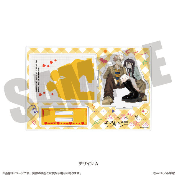 《隔壁座位那家伙用那种眼神盯着我》微缩模型亚克力立牌 A