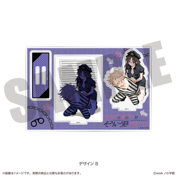 《隔壁座位那家伙用那种眼神盯着我》微缩模型亚克力立牌 B