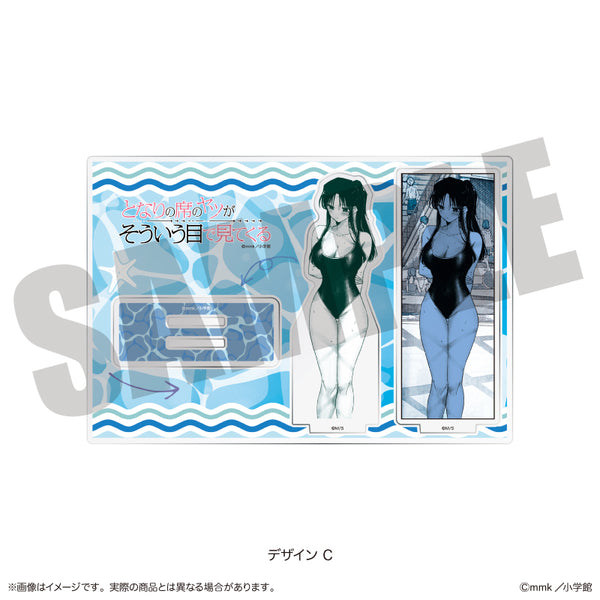 《隔壁座位那家伙用那种眼神盯着我》微缩模型亚克力立牌 C