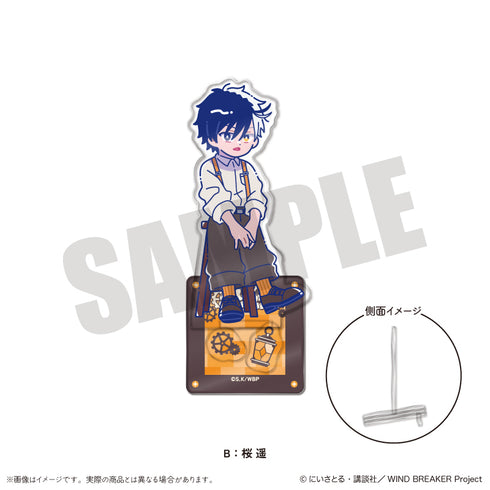 "WIND BREAKER" Nyutoro Birthday Goods: Haruka Sakura Acrylic Stand - Photogenista - B