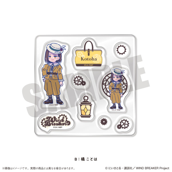 『WIND BREAKER』にゅ〜とろ バースデーグッズ 橘ことは カスタムステッカーシート B