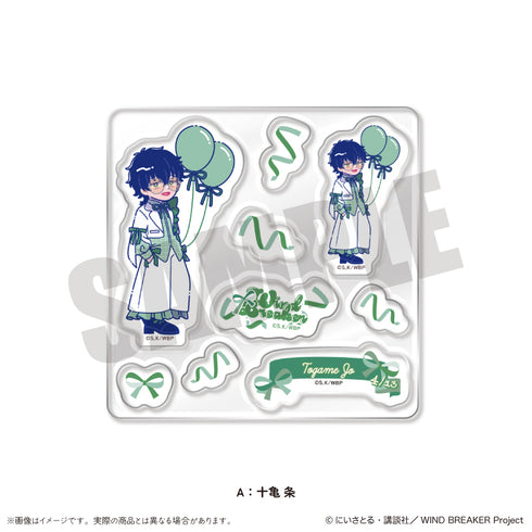 "WIND BREAKER" Nyutoro Birthday Goods: Jukamejo Custom Sticker Sheet A