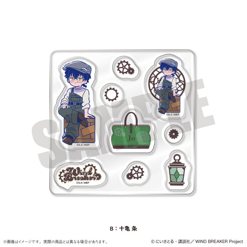 "WIND BREAKER" Nyutoro Birthday Goods: Jukamejo Custom Sticker Sheet B