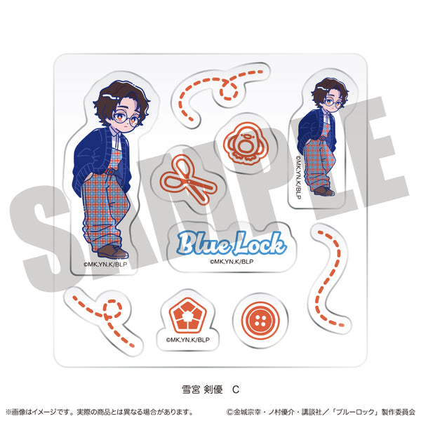 "Blue Lock" Custom Sticker Sheet: Nyutoro - Kenyu Yukimiya Birthday C