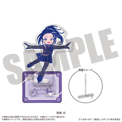 "Medalist" Nyutoro Acrylic Stand C: Hikaru Okizaki