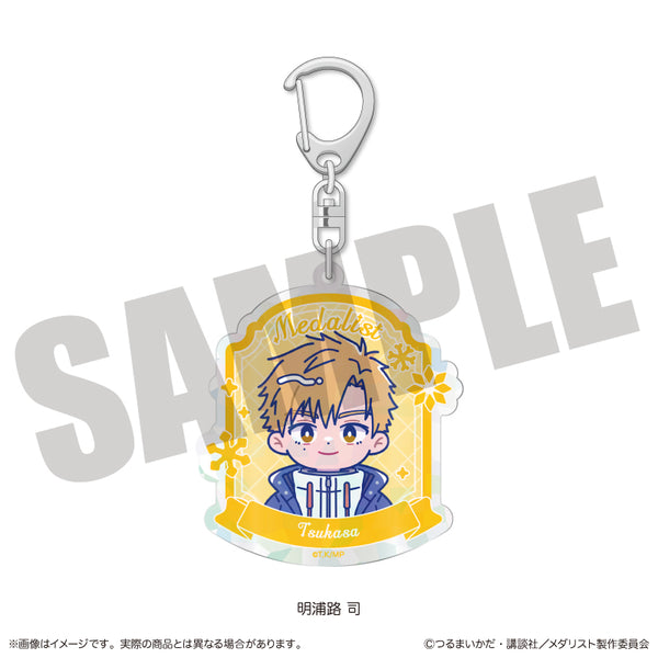 "Medalist" Nyutoro Aurora Acrylic Keychain B: Tsukasa Akeura