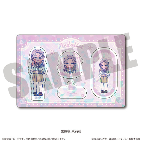 『メダリスト』にゅ〜とろ ホログラムステッカーシート K 栗尾根 茉莉花