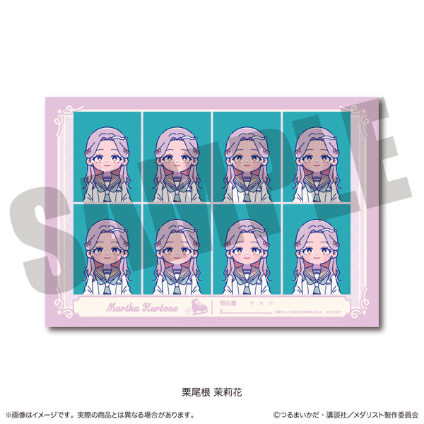 『メダリスト』にゅ〜とろ 証明写真風ステッカー K 栗尾根 茉莉花