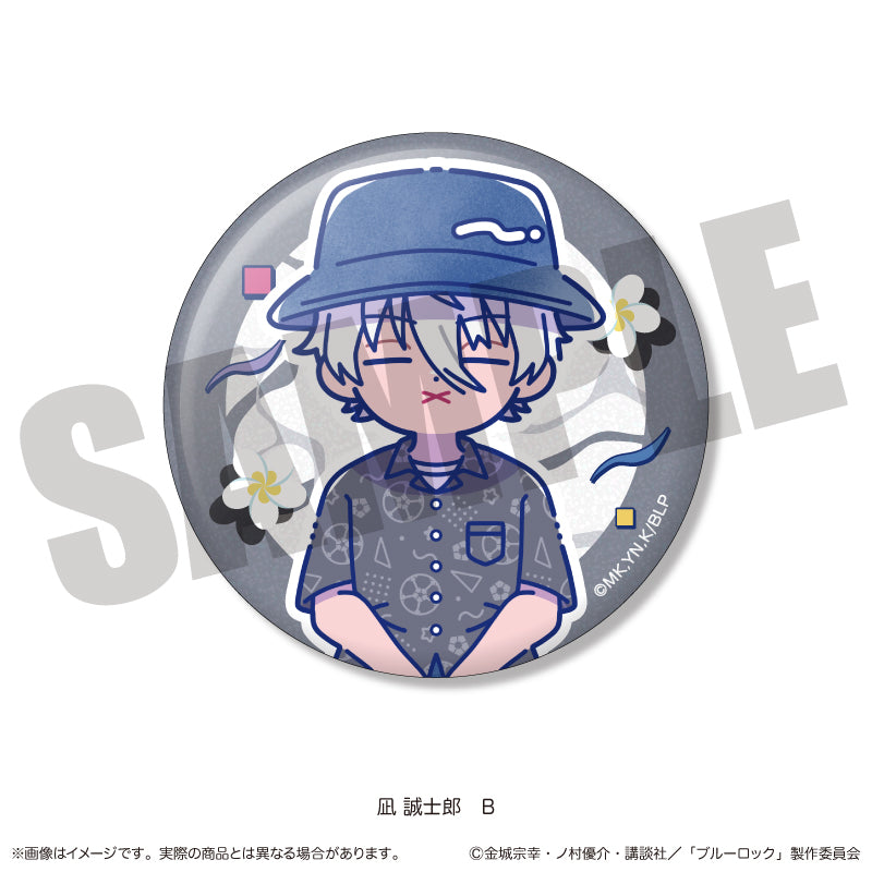 ブルーロック』キラキラ缶バッジ にゅ〜とろ 凪 誠士郎バースデー B