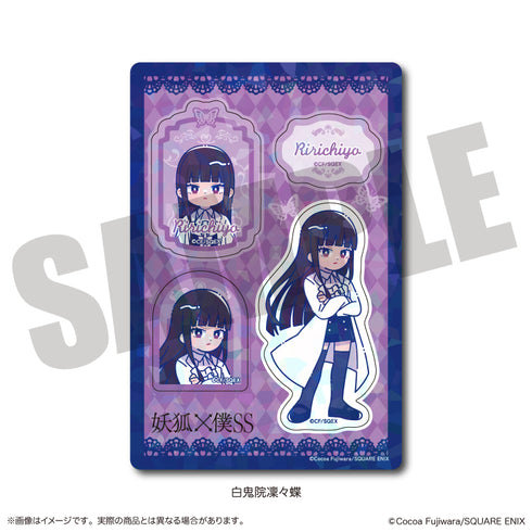 『妖狐×僕SS』ホログラムステッカーシート にゅ〜とろ A 白鬼院凜々蝶