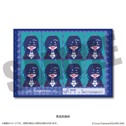 『妖狐×僕SS』証明写真風ステッカー にゅ〜とろ E 青鬼院蜻蛉