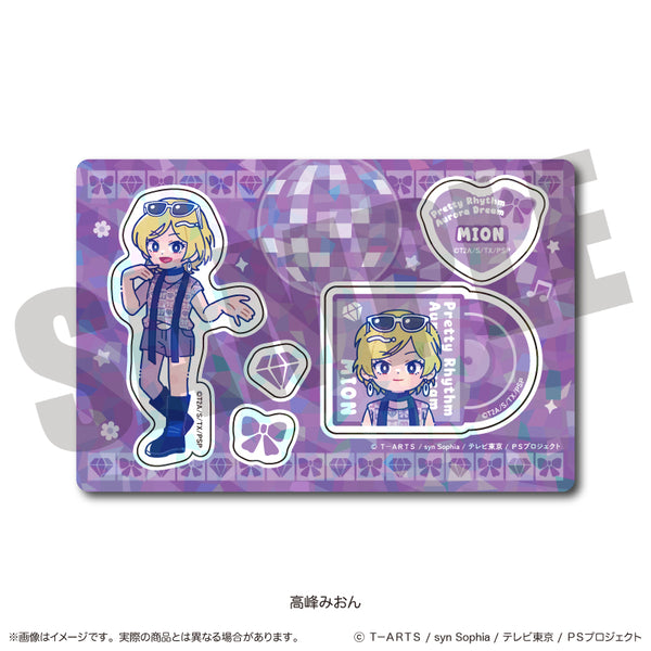 "Pretty Rhythm: Aurora Dream" Hologram Sticker Sheet C: Mion Takamine