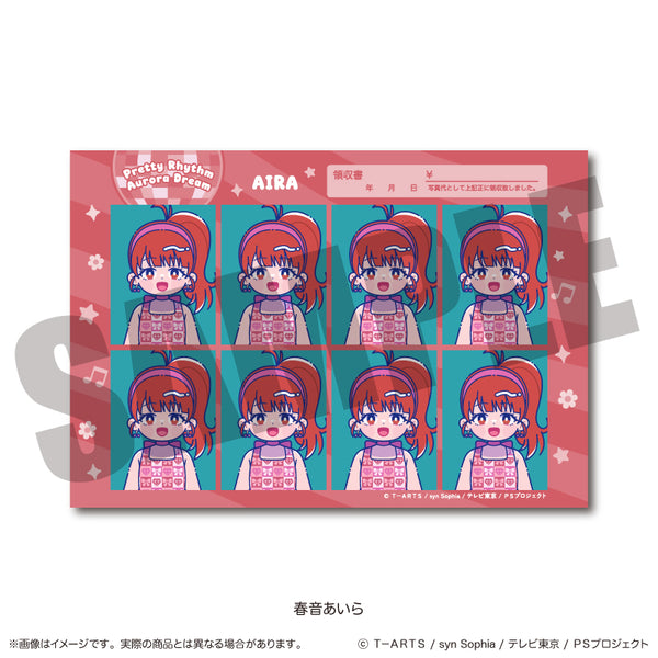"Pretty Rhythm: Aurora Dream" ID Photo-Style Sticker A: Aira Harune
