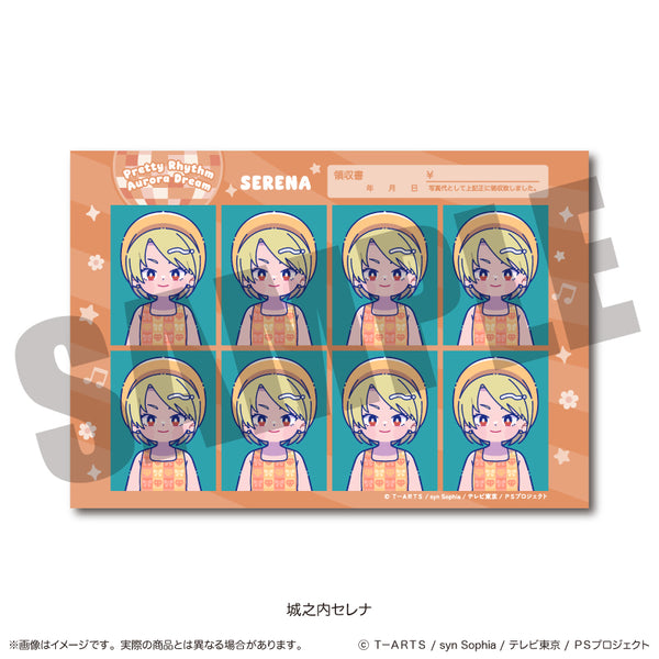 "Pretty Rhythm: Aurora Dream" ID Photo-Style Sticker D: Serena Jonouchi